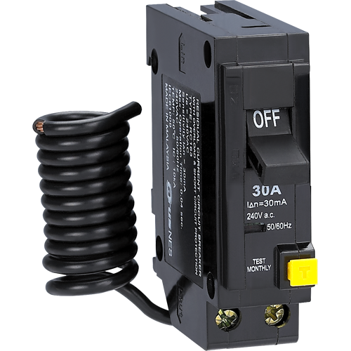 Meba Residual current breaker with overcurrent protection rcbo rcd MB162