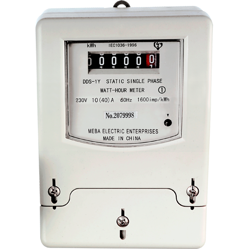 Meba-Electronic reading KWH Meter india-DDS1Y